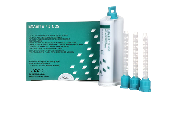 Gc Exabite II Nds - Set Of 2 (New Pack) Vinyl Polysiloxane Bite Registration Creme