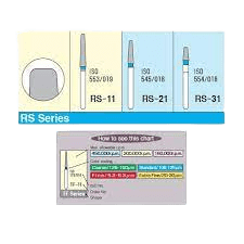 Mani Diamond Burs - Rounded Shoulder / Rs Series