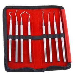 Gdc Supra Gingival Scalers S/8 Instruments Kit (SGSP8) Hand scalers for supragingival scaling